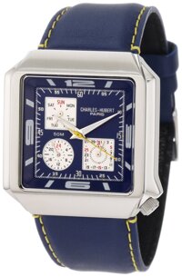 Charles-Hubert, Paris Men's 3742-E Premium Collection Stainless Steel Multi-Function Watch