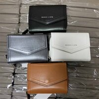 Charles & KEITH Singapore Daigou CK6-107704207Ví Ngắn Đựng Thẻ Thiết Kế Hình Bao Thư Xinh Xắn