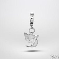 Charm Bạc 925 Danny Jewelry Biểu Tượng Hồ Ly PK007S Xi RhodiumVàng hồng - Rhodium