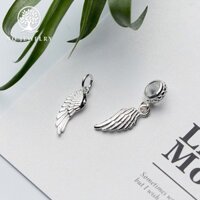 Charm bạc đôi cánh thiên thần mặt treo - NQ Jewelry