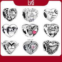 Charm Bạc Lys bộ sưu tập I Love Mom - Charm Bạc S925 cao cấp