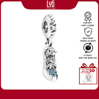 Charm Bạc Lys giày thủy tinh Glass slippers and Disney Mouse 1182 - Charm Bạc S925 cao cấp