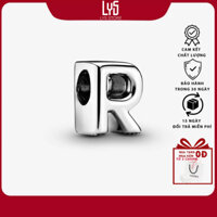 Charm Bạc Lys Hình Chữ R 1376 - Charm Bạc S925 cao cấp