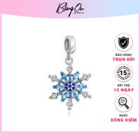Charm bạc Pandora mặt dây chuyền bông tuyết pha lê bạc 925 quyến rũ