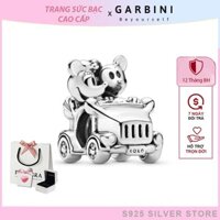 Charm bạc S925 Pandora Disney Mickey & Minnie Vintage Car xe chuột  Mickey Charm 1350 Disney