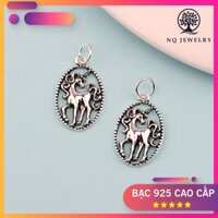 Charm bạc thái hình ngựa kỳ lân treo