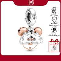 Charm Bạc Thái S925 - Hạt Charm để mix Vòng tay Charm Disney Mickey Mouse Double 1698