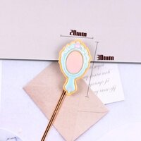 Charm bộ đồ trang điểm makeup gương, lược, son, phấn trang trí vỏ ốp điện thoại, DIY - số 2