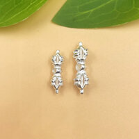 Charm chùy kim cang (Kim cương chử) pháp khí của phật giáo - Charm Bạc 925 - Mã CB850