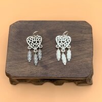 Charm dream catcher lưới giấc mơ hình trái tim mẫu mới siêu bền - Charm bạc 925 - Mã CA123 CB318