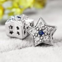 Charm Ngôi sao đính đá Blue Sky bạc S925 giá Xưởng – Linhcharm Fahmi hàng công ty gia công 2024