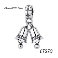 CHARM PAN ALE TREO QUẢ CHUÔNG NOEL BẠC S925 HÀNG CAO CẤP
