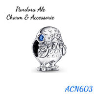 CHARM PAN ALE XỎ NGANG HÌNH GÀ CON BẠC S925