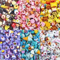 Charm Set 100 bánh ngọt nhiều màu Slime Các Món Ngọt Dễ Thương, Màu Sắc Tươi Tắn, Phù Hợp Trang Trí và Sưu Tầm