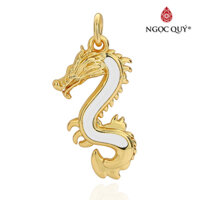 Charm treo hợp kim hình con rồng - Ngọc Quý Gemstones - Trắng