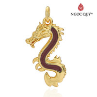 Charm treo hợp kim hình con rồng - Ngọc Quý Gemstones - Nâu