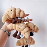 Charm treo túi Jelly Cat bánh sừng bò