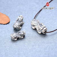 Charm tỳ hưu xỏ ngang họa tiết chữ tài lộc - Ngọc Quý Gemstones - 2311mm