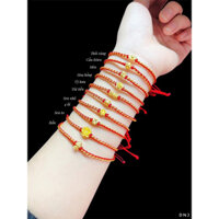 Charm vang 24k nhẹ tết chỉ đỏ (có giấy tờ đầy đủ)