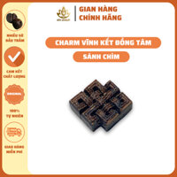 Charm Vĩnh Kết Đồng Tâm Sánh chìm Mộc Trầm Hương MTH Jewelry Trầm Hương Chính Hãng