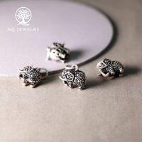 Charm voi bạc thái 925