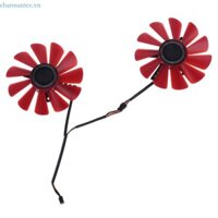 Charmantcc1 2 Chiếc 85 Mm RX-570-RS RX-580-RS FD10U12S9-C Quạt Cho XFX RX470 RX570 RS RX580 RS Card Đồ Họa Video Làm Mát Fa