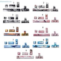 Charmantcc1 8 Chiếc PBT Năm Mặt Nhuộm-Subbed OEM Profile Keycap Cho Bàn Phím Cơ Kailh Gateron Cherry MX Switch