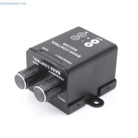 Charmantcc1 Bộ khuếch đại điều chỉnh ô tô Bass Loa siêu trầm Bộ điều khiển cân bằng âm thanh nổi 4 RCA