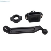 Charmantcc1 Tay Lái Xe Máy Gắn Đế Cho Bộ Đàm Đài Phát Thanh Hai Chiều