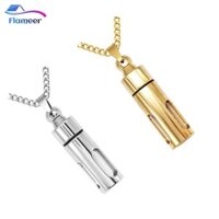 Charms Thủy Tinh Hộp Đựng Vòng Cổ Thú Cưng Urn Hỏa táng Lưu Niệm Trang Sức Tưởng Niệm