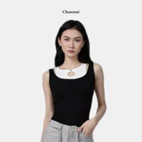 CHASONNÉ - Áo ba lỗ nữ chất thun cotton mịn co dãn Mei Tanktop | N00012A