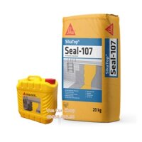 Chất chống thấm - Gốc xi măng polyme 2 thành phần Sika Top Seal 107 (can 5L + bao 20kg)