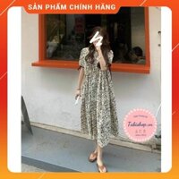 [CHẤT] Đầm hoa nhí kiểu babydoll cho nữ váy tiểu thư phong cách ulzzang siêu xinh