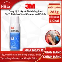 Chất đánh bóng inox, tẩy ố bề mặt kim loại 3M Stainless Steel Cleaner and Polish 283g