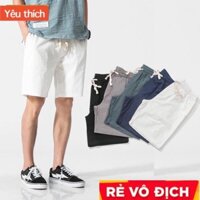 (CHẤT ĐẸP] Quần short - Quần Short Kaki nam cao cấp - Chất liệu mềm mịn, co giãn, kiểu dáng trẻ trung bao đẹp 🍏