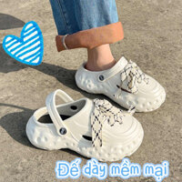 💗chất eva siêu nhẹ💗Dép bánh mì,Dép Sục đế cao dép đi ngoài trời đế dày mùa hè