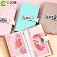 Chất kết dính ngân sách FUNG có khóa, Sổ tay tiết kiệm bìa nhỏ Tiết kiệm chất kết dính tiền, Phong bì tiền mặt có thể nạp lại Ví Người lập kế hoạch lưu trữ Đồ dùng văn phòng phẩm