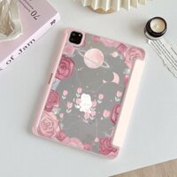 Chất liệu Acrylic Thích hợp cho vỏ bảo vệ iPad Air 5 Gen 9 Gen 5 Gen 10 Air 2 Air 3 Air 6 Gen 7 Gen 8 Air (13inch) Air 1 Gen 6 Air 4 Graffiti dễ thương có khe cắm bút