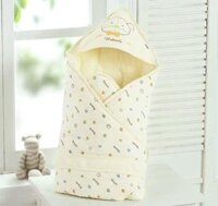 Chất liệu cotton sơ sinh cho bé sơ sinh Daquan gói bé sơ sinh giữ chăn mùa thu và mùa đông giữ chăn 0-3 mới - Túi ngủ / Mat / Gối / Ded stuff