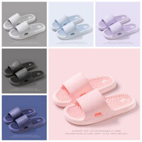 Chất Liệu EVA Nam Nữ Nhà Trong Nhà Đế Mềm Dép Tắm Chống Mài Mòn Phòng Tắm Chống Trơn Trượt Dép Tích Hợp Đúc Giày Massage Ngoài Trời