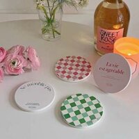 Chất liệu gốm thấm hút Đế lót ly cách nhiệt, Tấm cách nhiệt chống trượt, Hàn Quốc