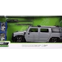 [Chất liệu hợp kim chất lượng cao] Jiada 1 / 24 Hummer H2 với bộ lốp xe ô tô rất cổ điển Trọn bộ Hàng có sẵn