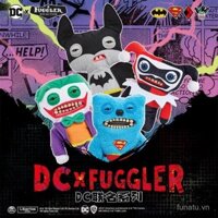 [Chất liệuải thô màu đenà xám] Đồ chơi nhồi bông dễ thương Monster DC Batman Superman chúề xấu xí dễ thương
