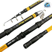 [Chất Lượng] Cần Câu Máy Huntman, Cần Câu Cá, Cần Câu Lancer Cao Cấp