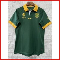 ♞,♘,♙Chất Lượng Cao 2023 World Cup Vô Địch Nam Phi Nhà Bóng Bầu Dục Áo Nam Tay Ngắn Bóng Bầu Dục Áo Sơ Mi Mới