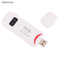 Chất Lượng Cao 4G Router LTE Không Dây USB Dongle WiFi Router Di Động Băng Thông Rộng Modem Dính Thẻ Sim USB Adapter Bỏ Túi Router Mạng Adapter Mới