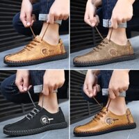Chất Lượng Cao Chính Hãng Da Nam Giày Bộ Chân Giày Slip On Nam Loafers Nam Đế Bằng Moccasins Giày Plus Size Handmade Giày e5ue5