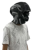 Chất Lượng Cao Đảng Mặt nạ Người Lớn Xenomorph Full Face Maks Mũ Bảo Hiểm Halloween Đáng Sợ Ngoài Hành Tinh Nữ Hoàng Cosplay Mặt nạ Cao Su Đảng Trò Chơi Trang Trí Đạo Cụ