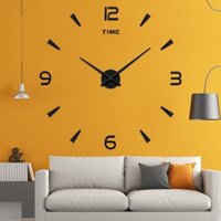 Chất Lượng Cao Đồng Hồ Phòng Khách Sáng Tạo DIY Acrylic Dán Tường Đồng Hồ 3D Ba Chiều Châu Âu Đơn Giản Lớn Đồng Hồ Treo Tường Phòng Khách Học Đồng Hồ Treo Tường