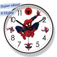 [Chất Lượng Cao] Đồng Hồ avengers spiderman iron man superheroes Sáng Tạo Im Lặng Và Trừu Tượng Siêu Anh Hùng Cho Bé